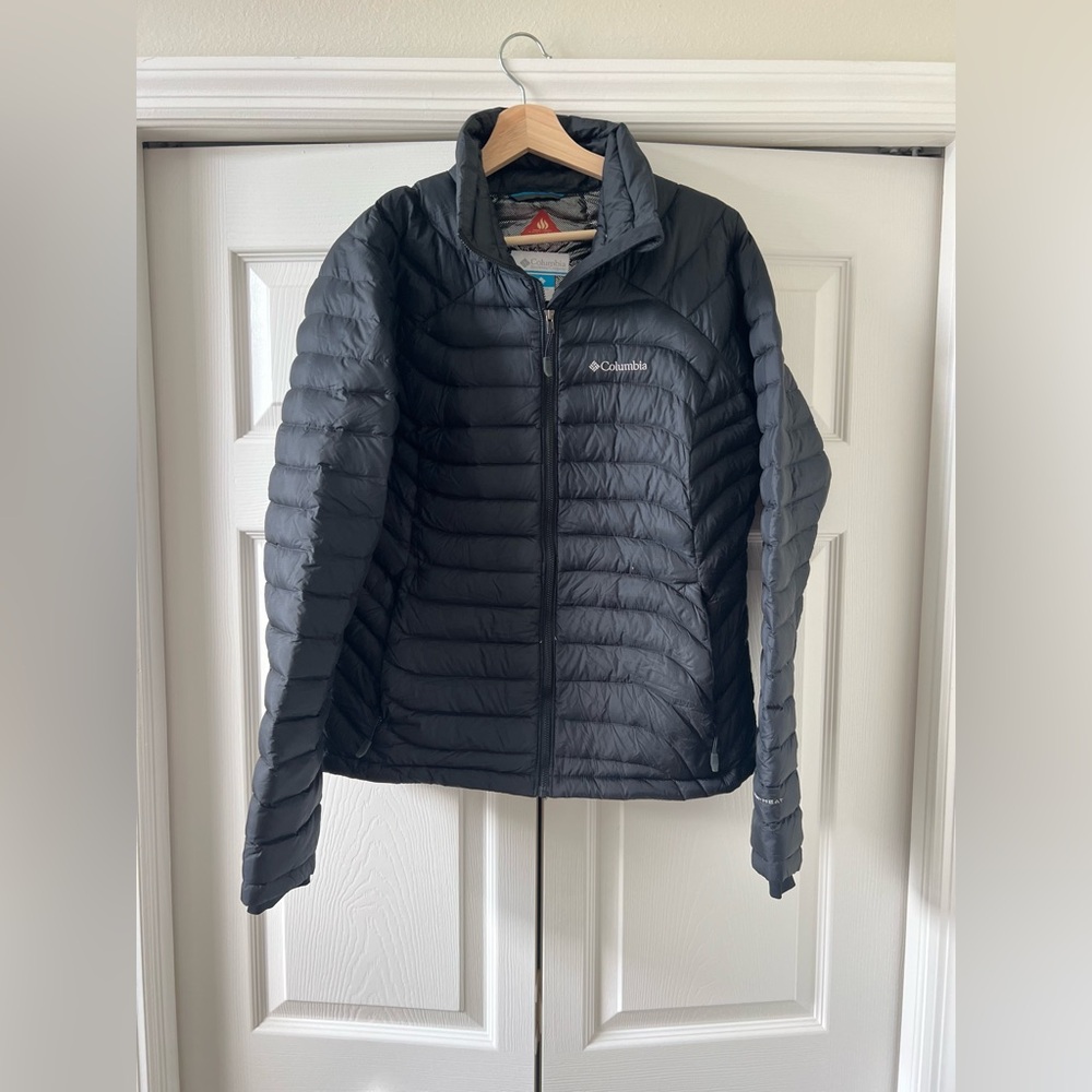Columbia Puffer Jacket Omni-Heat Insulated Lightweight (Large)